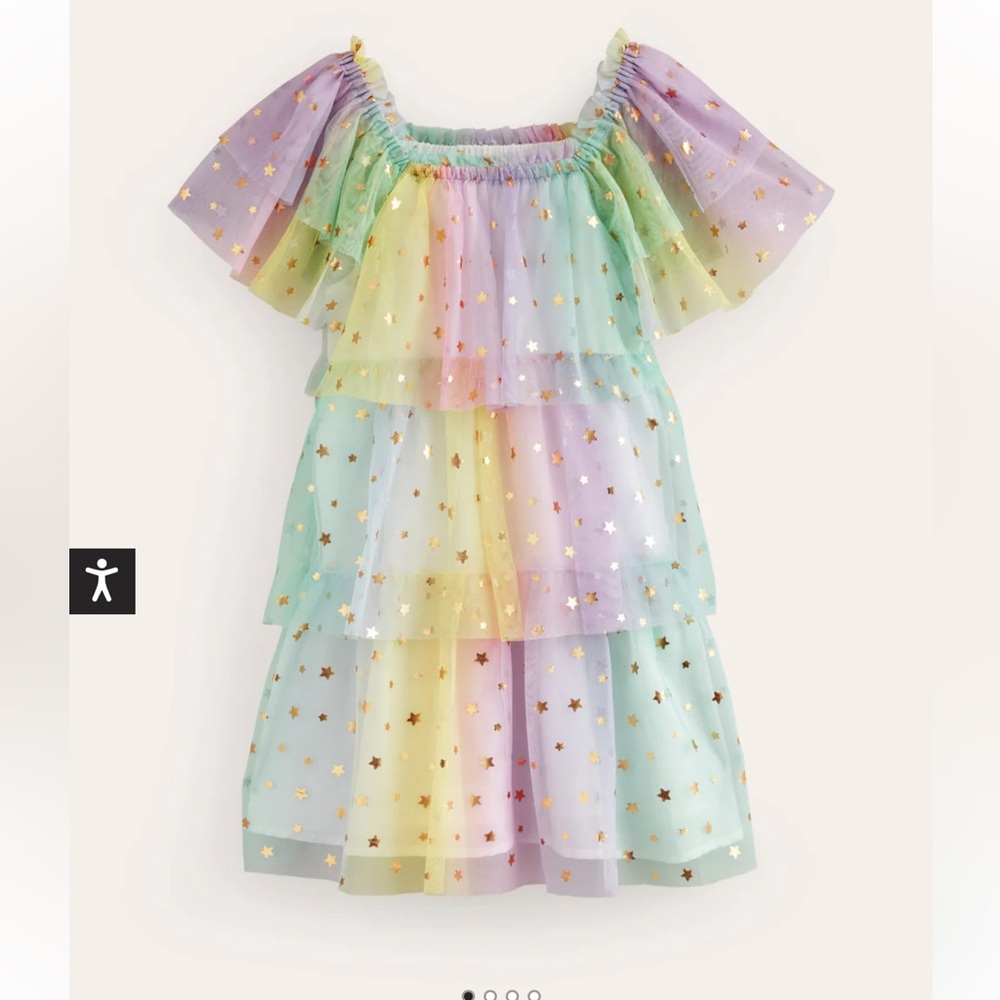Mini Boden tiered dress size 4-5